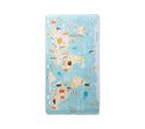 Tapis Enfant Monde, Bleu - 100x150