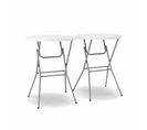 Lot De 2 Tables Hautes De Réception – Gala – Mange Debout. Pliables. Ø80cm X 110cm