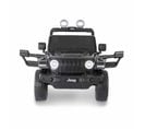 Voiture Électrique 12v Pour Enfant - Jeep Wrangler Rubicon 2 Roues Motrices - Noir