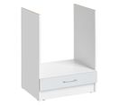 Meuble Pour Four Encastrable Eco Blanc Brillant L 60 Cm