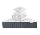 Matelas Mousse Accueil Mémoire De Forme 140x190 Memo Prestige + Couette 240x220 + 2 Oreillers