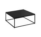 Table Basse. Industrielle. Structure Métal Noir. L 80 X L 80 X H 36cm