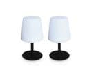 Lampada S Color - Lot De 2 Lampes De Table LED De 28cm Noire - Lampes De Table Décorative