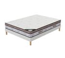 Natura - Ensemble Matelas Mousse 140x190 + Sommier Memory Hauteur 22cm