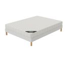 Ensemble Matelas Mousse Confort + Sommier 160x200 Epaisseur 15cm