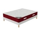 Ensemble Matelas Mousse Rosso + Sommier 140x200 Hauteur 25cm