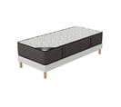 Ensemble Matelas Mousse Hôtel Confort + Sommier 90x200 Hauteur 30cm