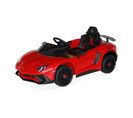 Voiture Électrique 12v Pour Enfant Lamborghini. Rouge. 1 Place. Avec Autoradio. Télécommande. Mp3.