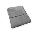 Plaid Fausse Fourrure Gris Foncé Poil Long Doublure Polaire 130 X 160cm - Laponie