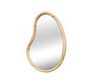 Miroir Organique En Bois De Sapin 95cm Épaisseur 3cm Coloris Naturel Idéal Entrée. Chambre Ou Salle