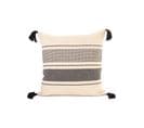 Coussin Lagos 40x40cm - Beige - 100% Coton - Morphea