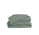 Housse De Couette 200x200cm - Vert - 100% Percale De Coton - Morphea