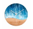 Horloge La Mer D30cm Bleu