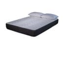 Matelas Mousse Luxe - 140x190 cm - 24 Cm + 2 Oreillers En Flocons Mémoire De Forme 50x70 cm