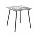 Table D'appoint Design "vagues" 41cm Noir