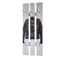 Patère Murale Vintage "blouson" 100cm Gris et Noir