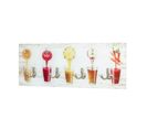 Patère Murale Verre "jus" 50cm Multicolore