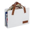 Porte-revues Design "bag" 38cm Blanc