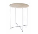 Table D'appoint En Bois "silky" 52cm Naturel