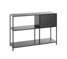 Buffet 3 Niveaux 1 Casier "nelia Ii" 100cm Noir