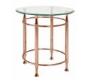 Table D'appoint Design "hyva" 52cm Cuivre