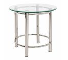 Table D'appoint Design "fygas" 55cm Argent