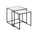 Lot De 2 Tables Gigognes "park" 49cm Noir