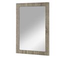 Miroir Mural Design "solide" 60cm Naturel