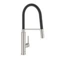 Robinet Douchette Grohe Feel Profi Inox  Et Noir