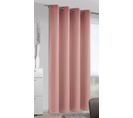 Rideau 80% Occultant Uni - 140 X 245 Cm - Rose