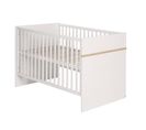 Lit bébé évolutif "Pia" - 70x140 - Convertible - Réglable en hauteur