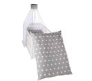 Parure De Lit + Accessoires Little Stars Blanc 140x200