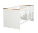 Lit Bébé Évolutif Finn 70 x 140 cm - Convertible - Réglable en Hauteur