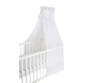 Ciel De Lit Transparent Pour Bébé Et Enfant - 160 X 250 Cm - Blanc