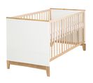 Lit Bébé Évolutif Finn - 70 x 140 cm - Convertible - Pieds & Barreaux  en Bois Massif