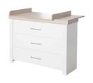 Commode Bébé En Bois 3 Tiroirs   Plan À Langer Lucy