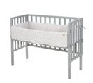 Lit Cododo "roba Style" 2en1 + Matelas + Tour + Barrière - Gris