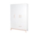 Armoire "Clara" 3 Portes - Blanc