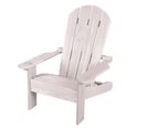 Chaise Adirondack Pour Enfant En Bois Massif Avec Porte Gobelet - Gris - Deck Chair