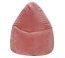 Pouf poire Cordone XL Rose