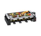 Raclette Gril Avec Pierre Chaude 8 Personnes Clatronic Rg 3678 Noir