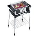 Barbecue Électrique Sur Pieds 3000w Noir/inox - Pg8117