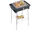 Barbecue Sur Pieds - 2500w - Style Evo S - 0° À 350° En 10mn - Pare-vent - Noir - Pg8124