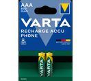 Piles rechargeables VARTA AAA x2