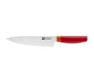 Couteau De Chef Now S, Lame 20 Cm, Acier Formule Spéciale, Rouge