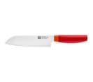 Couteau Santoku, 18 Cm - Rouge