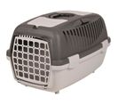 Box De Transport Capri 2 - Xs-s : 37x34x55 Cm - Gris Clair Et Gris Foncé - Pour Chien Et Chat