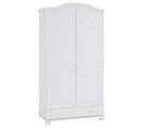 Armoire En Pin Bergen, Lasuré Blanc