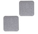 Lot De 2 Coussins D'assise Romeo, En Feutre Gris