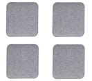 Lot De 4 Coussins D'assise Romeo, En Feutre Gris